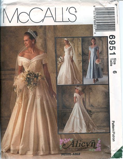 mccalls wedding gown patterns|More.